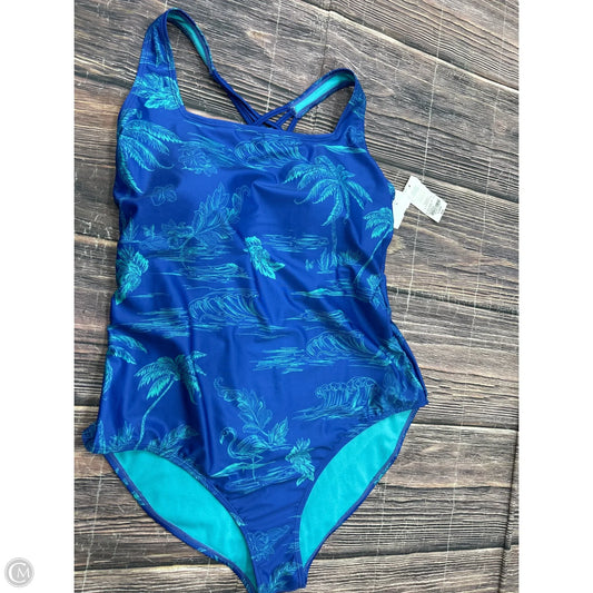 Swimsuit By Clothes Mentor In Blue, Size: Xl