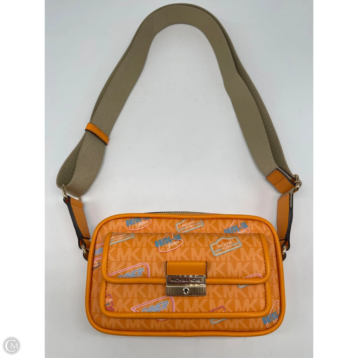 Crossbody Designer By Michael Kors, Size: Small