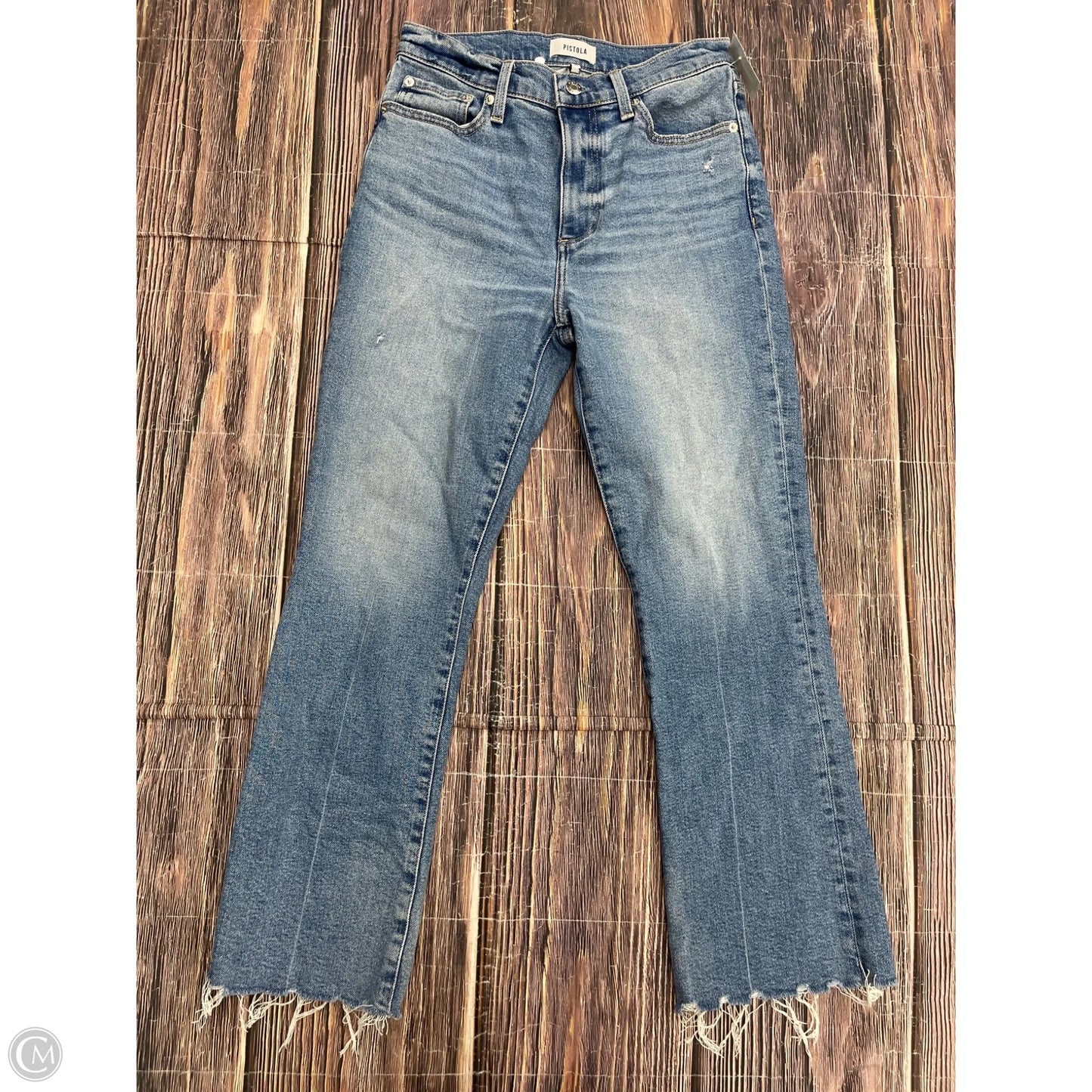 Jeans Boot Cut By Pistola In Blue Denim, Size: 4