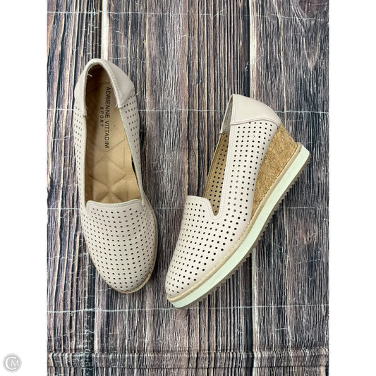 Shoes Heels Wedge By Adrienne Vittadini In Pink, Size: 7.5