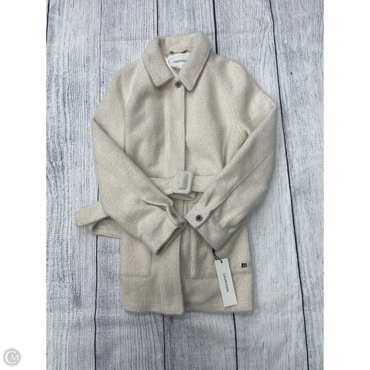 Coat Other By Calvin Klein In Ivory, Size: M