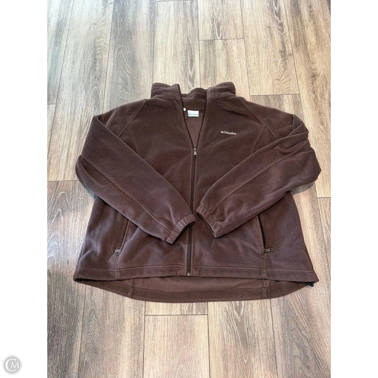 Jacket Fleece By Columbia In Brown, Size: 3x