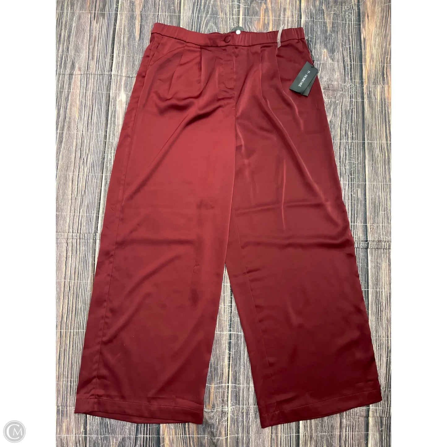 Pants Wide Leg By Clothes Mentor In Red, Size: 18