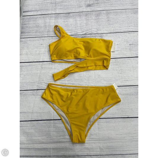 Swimsuit 2pc By Clothes Mentor In Yellow, Size: 2x