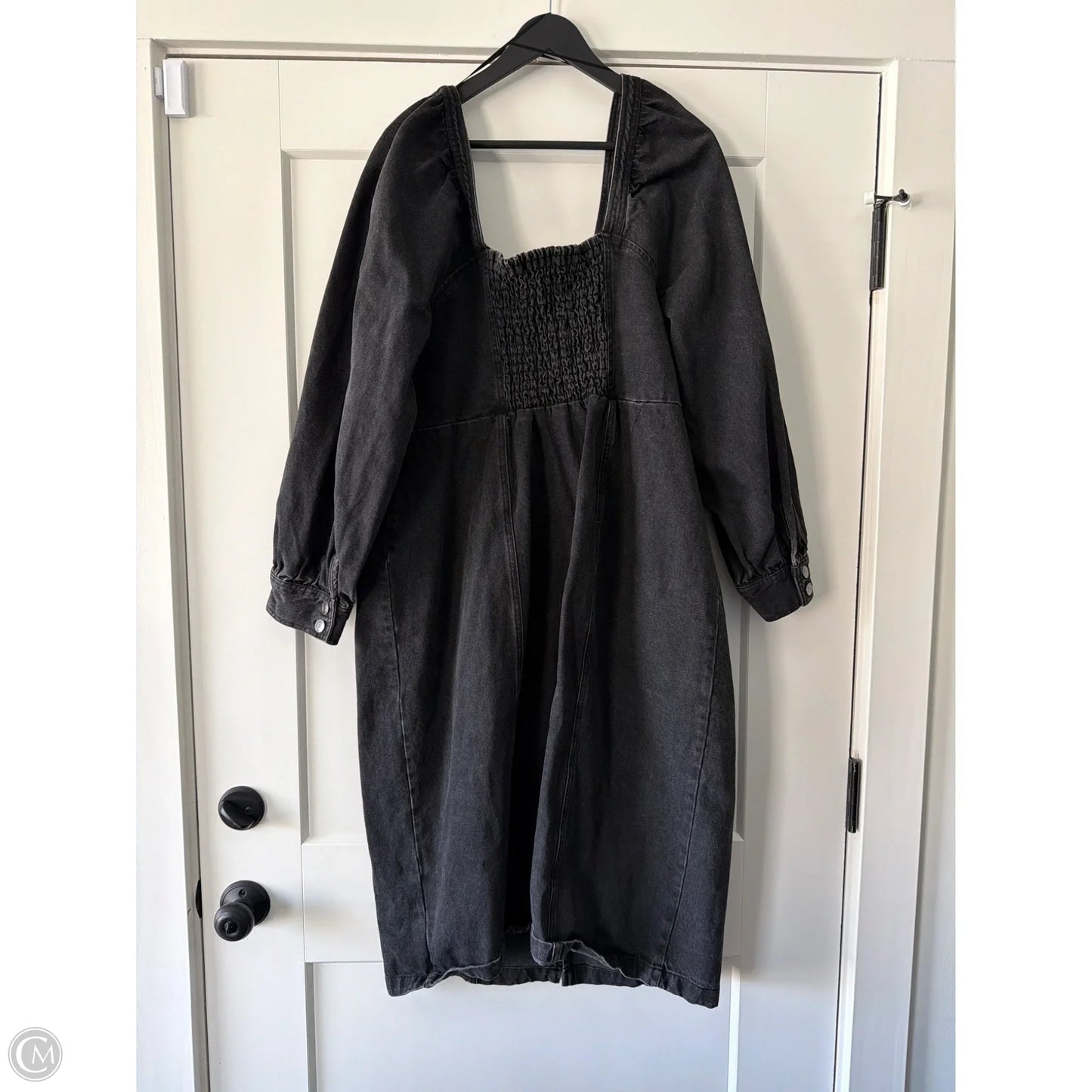 Dress Casual Midi By Future Collective In Black, Size: 1x