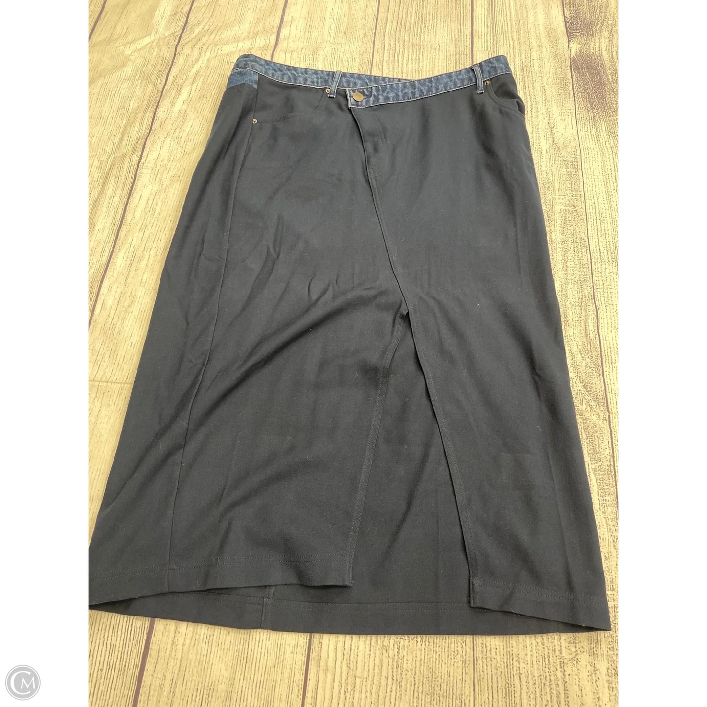Skirt Maxi By Future Collective In Navy, Size: 1x