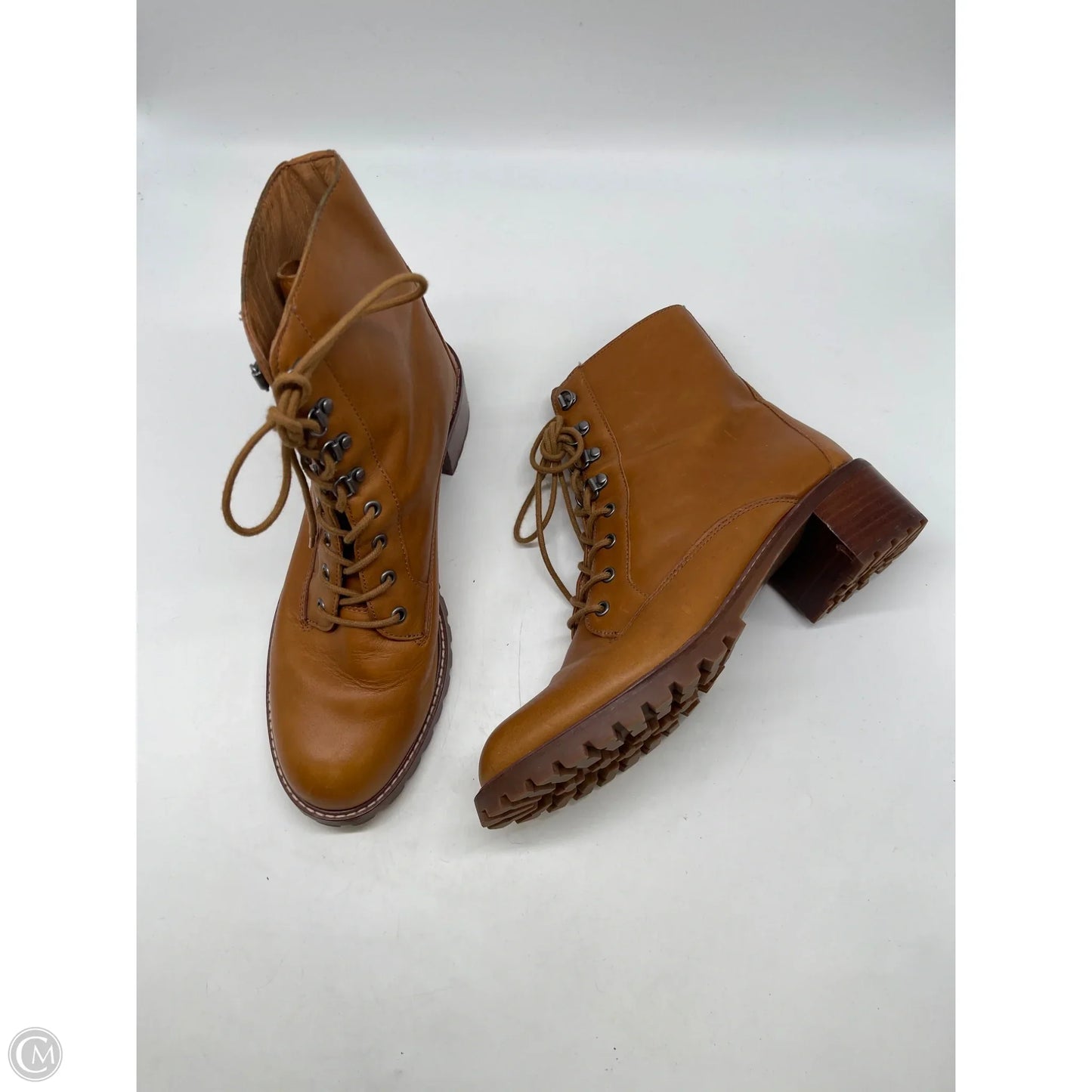 Boots Ankle Flats By Madewell In Brown, Size: 9
