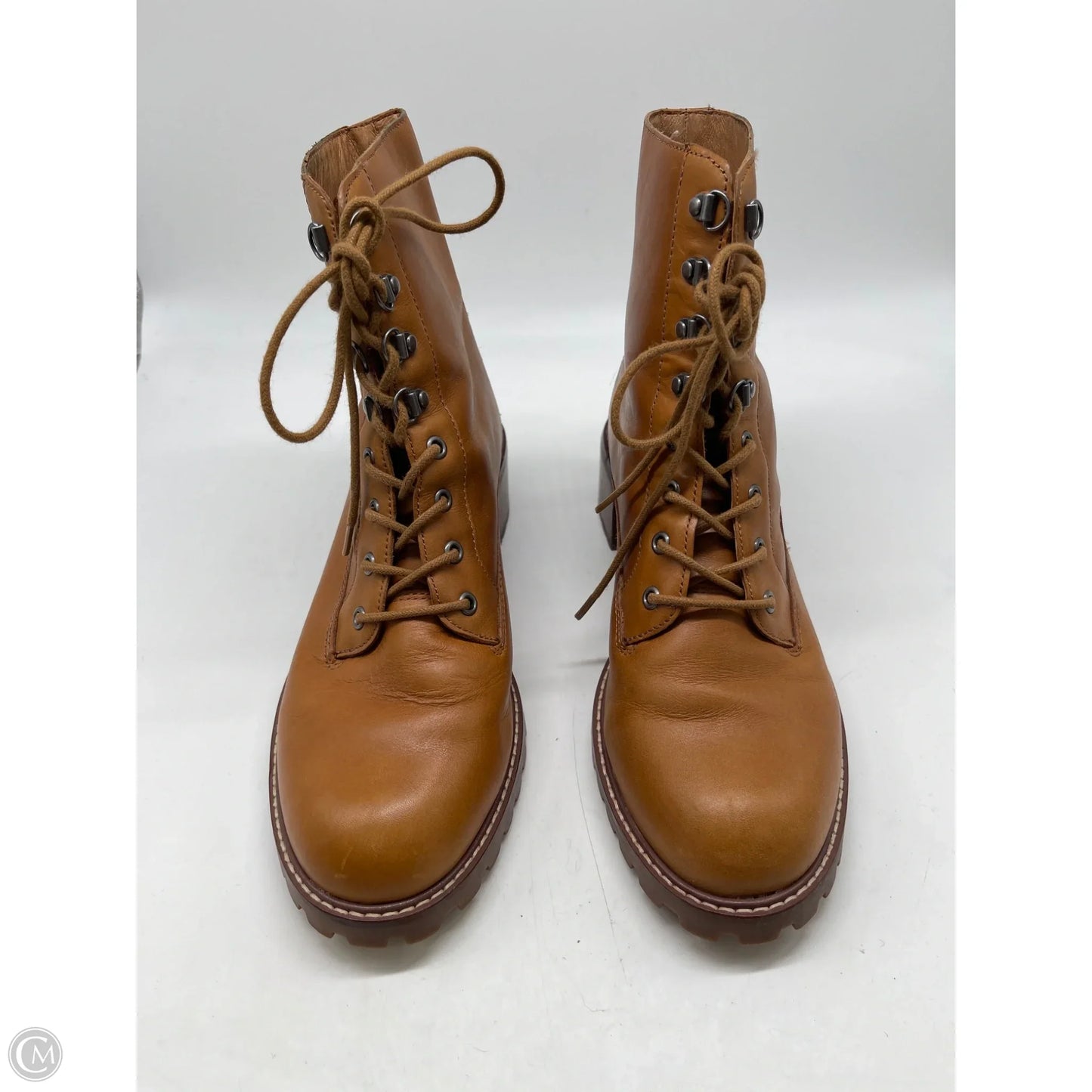 Boots Ankle Flats By Madewell In Brown, Size: 9