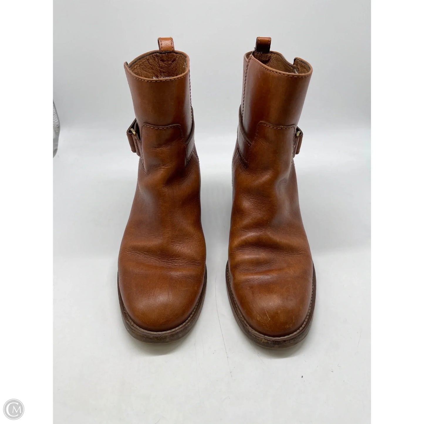 Boots Ankle Heels By J. Crew In Brown, Size: 8