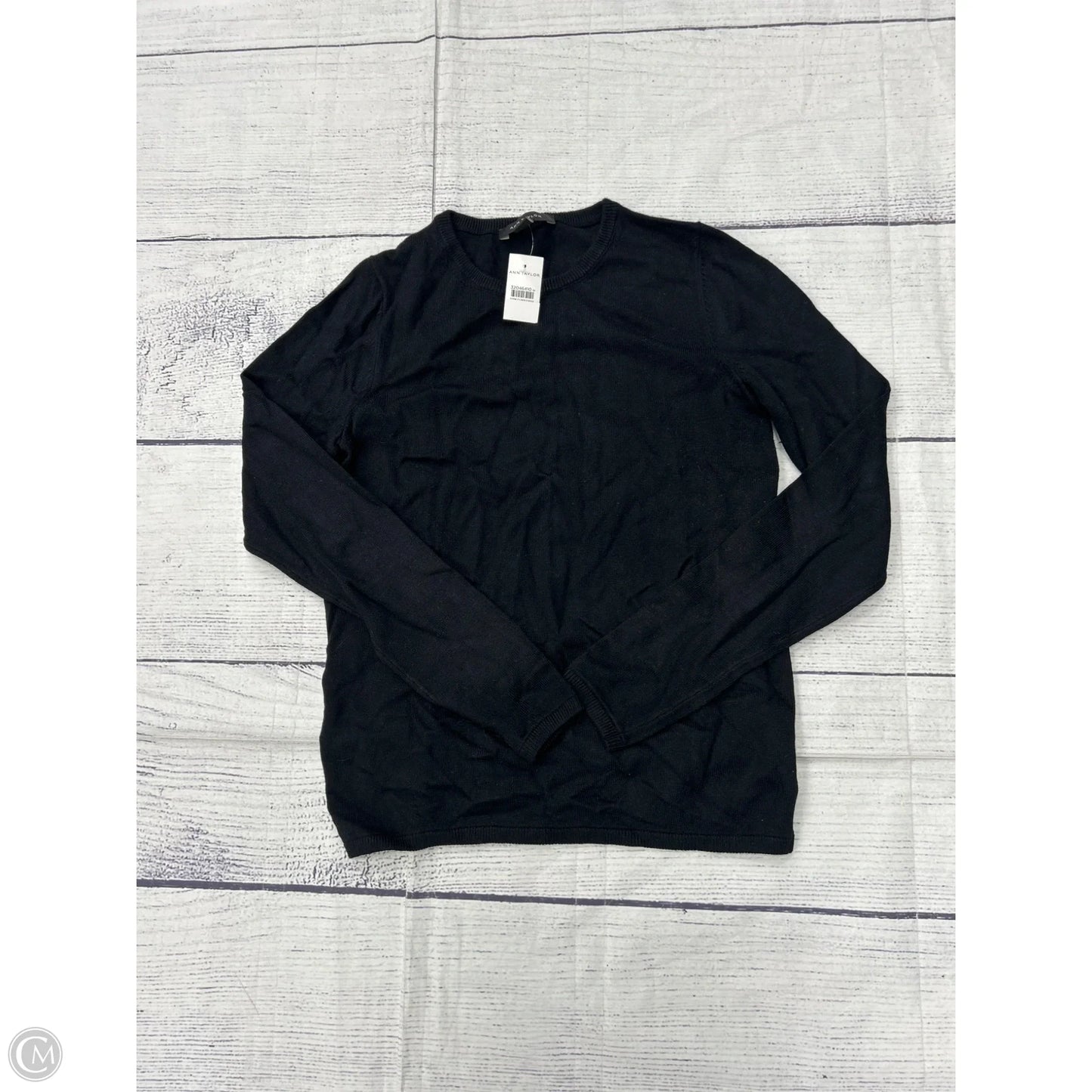 Top Long Sleeve By Ann Taylor In Black, Size: Xs