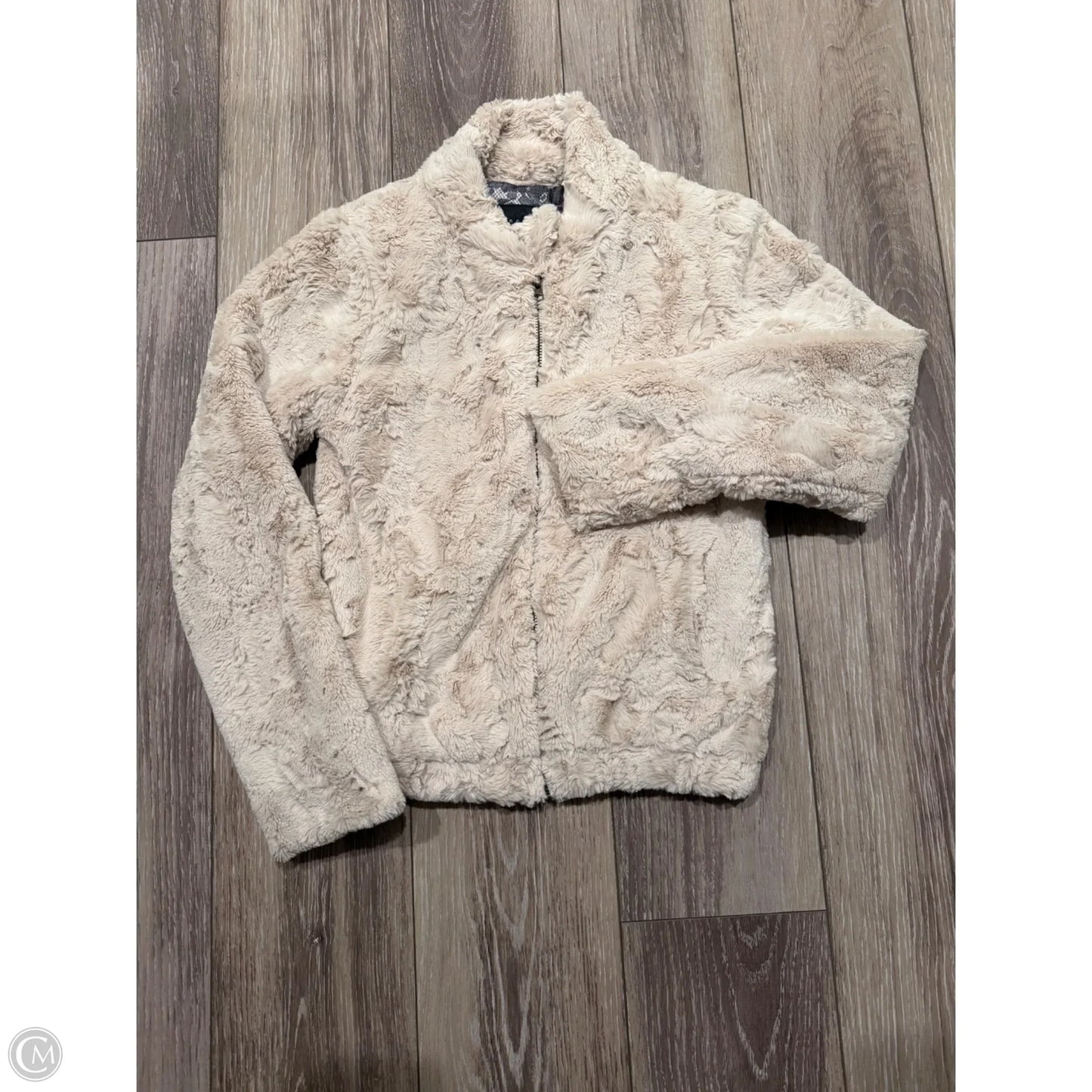 Jacket Faux Fur & Sherpa By Sanctuary In Cream, Size: S