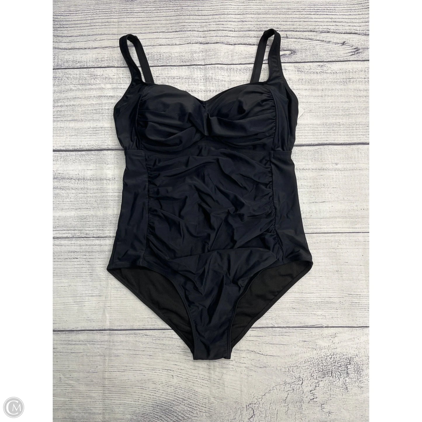 Swimsuit By Clothes Mentor In Black, Size: 16