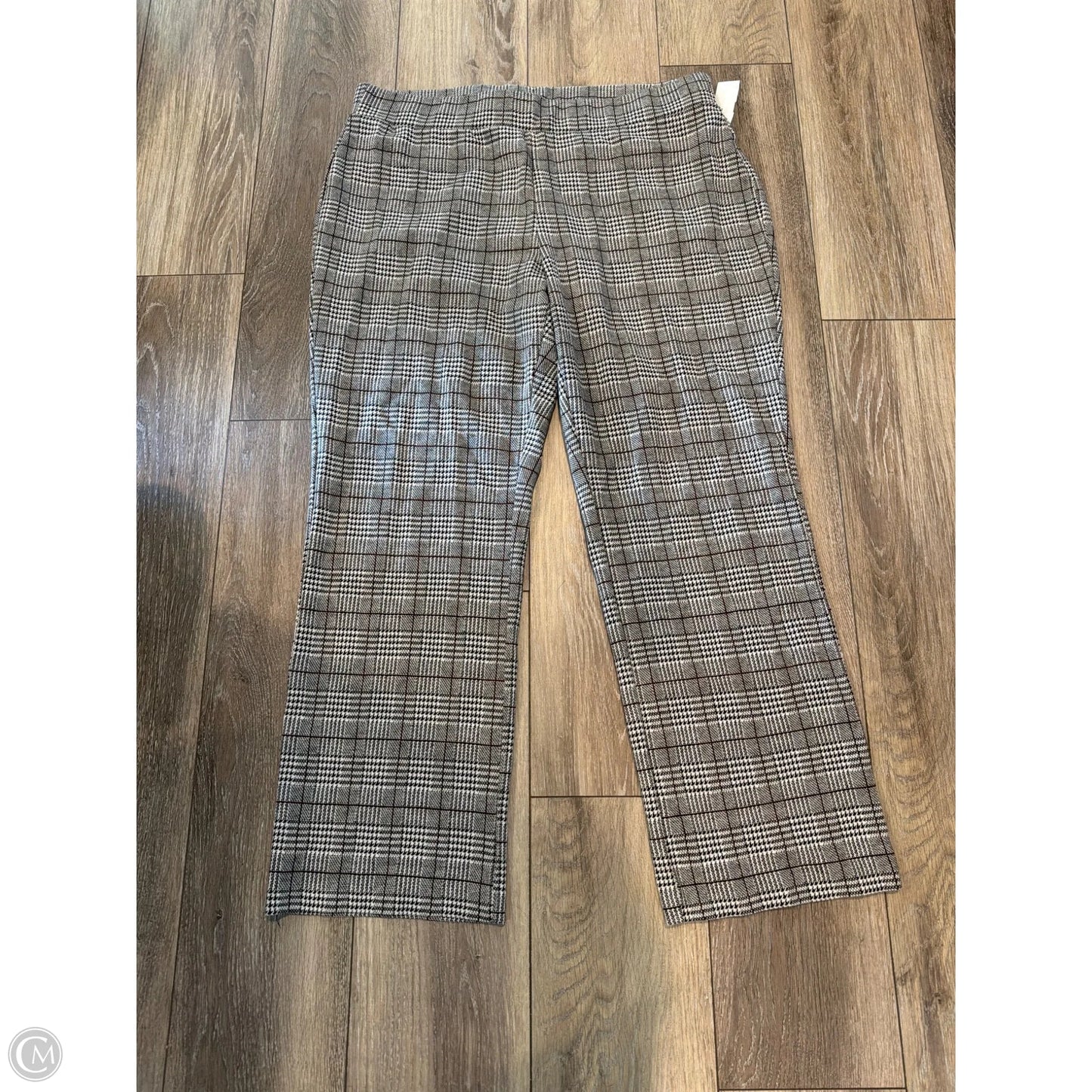 Pants Wide Leg By Time And Tru In Plaid Pattern, Size: 22