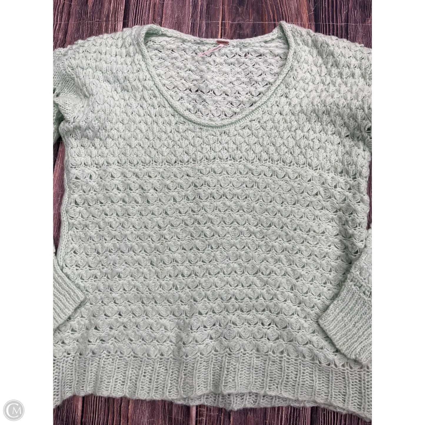 Sweater By Free People In Green, Size: M