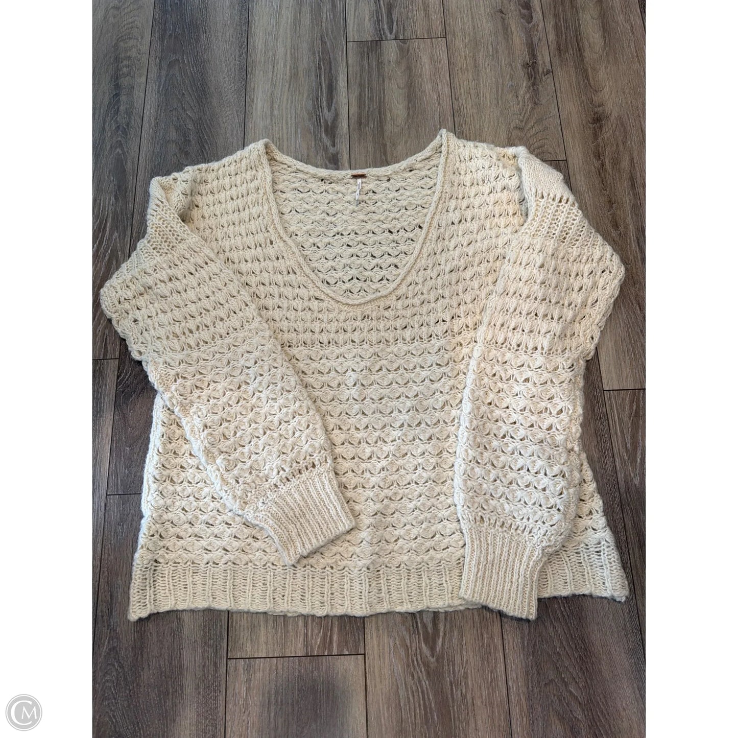Sweater By Free People In Cream, Size: L