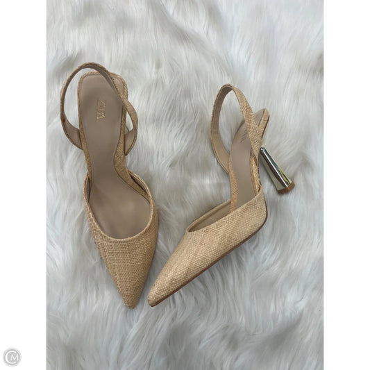 Shoes Heels Stiletto By Zara In Tan, Size: 6.5
