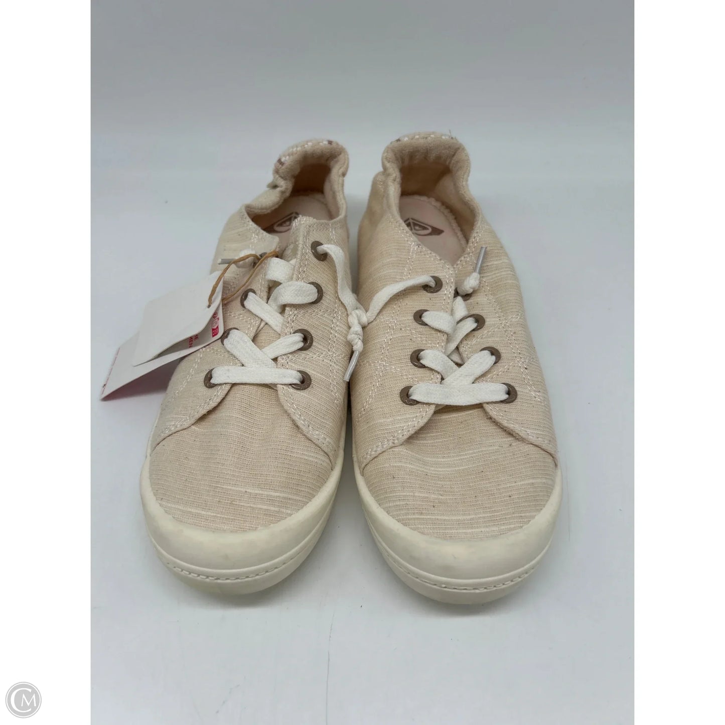 Shoes Sneakers By Roxy In Cream, Size: 9