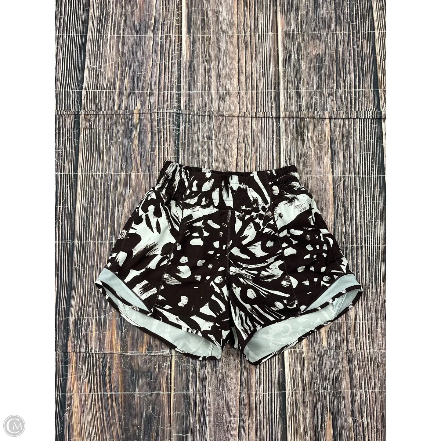 Athletic Shorts By Lululemon In Brown, Size: 2