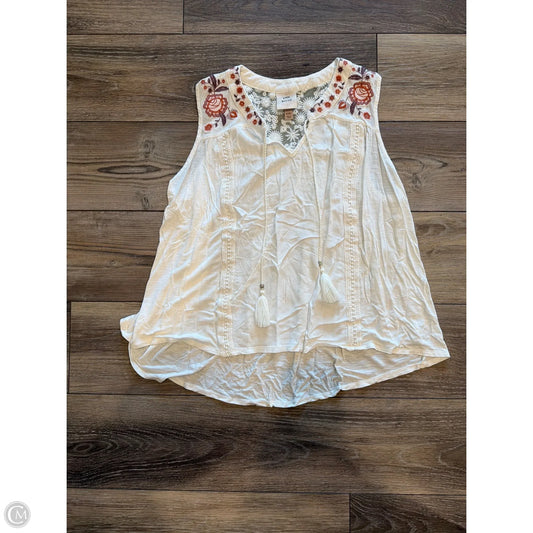 Tank Top By Knox Rose In White, Size: 1x