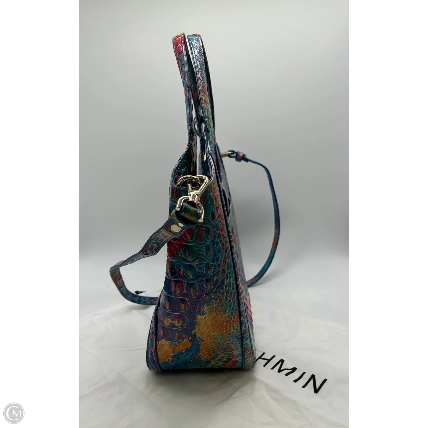 Handbag Designer By Brahmin, Size: Large