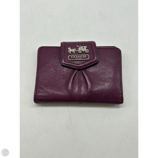 Wallet Designer By Coach, Size: Small