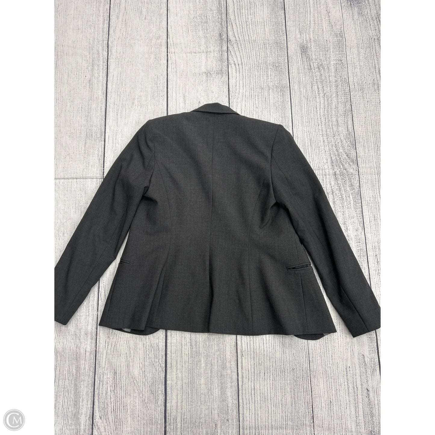 Blazer By Calvin Klein In Grey, Size: 4