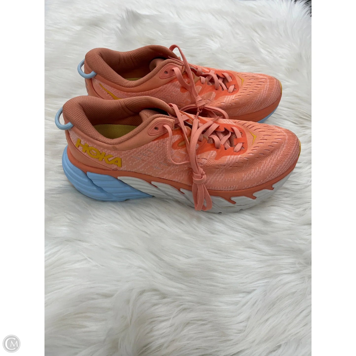 Shoes Athletic By Hoka In Orange, Size: 9.5