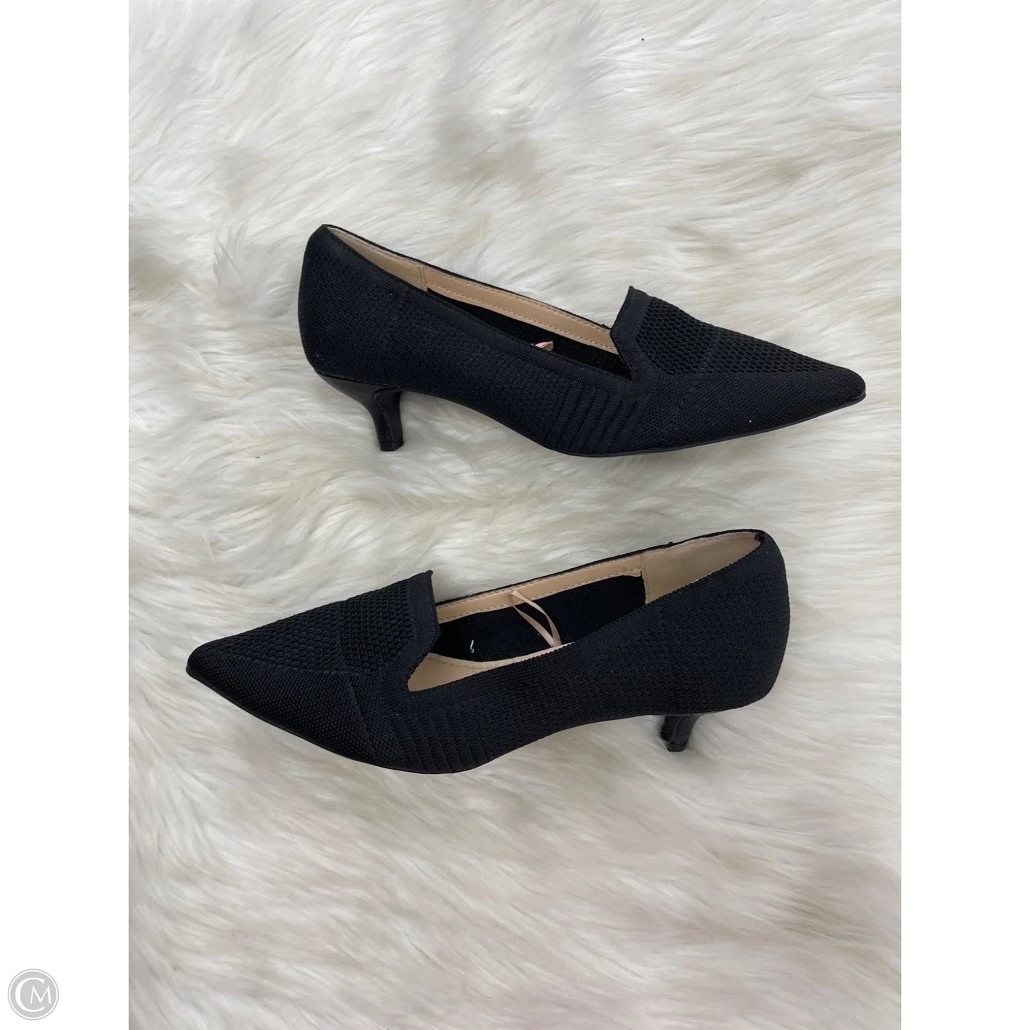 Shoes Heels Kitten By Adrienne Vittadini In Black, Size: 8.5