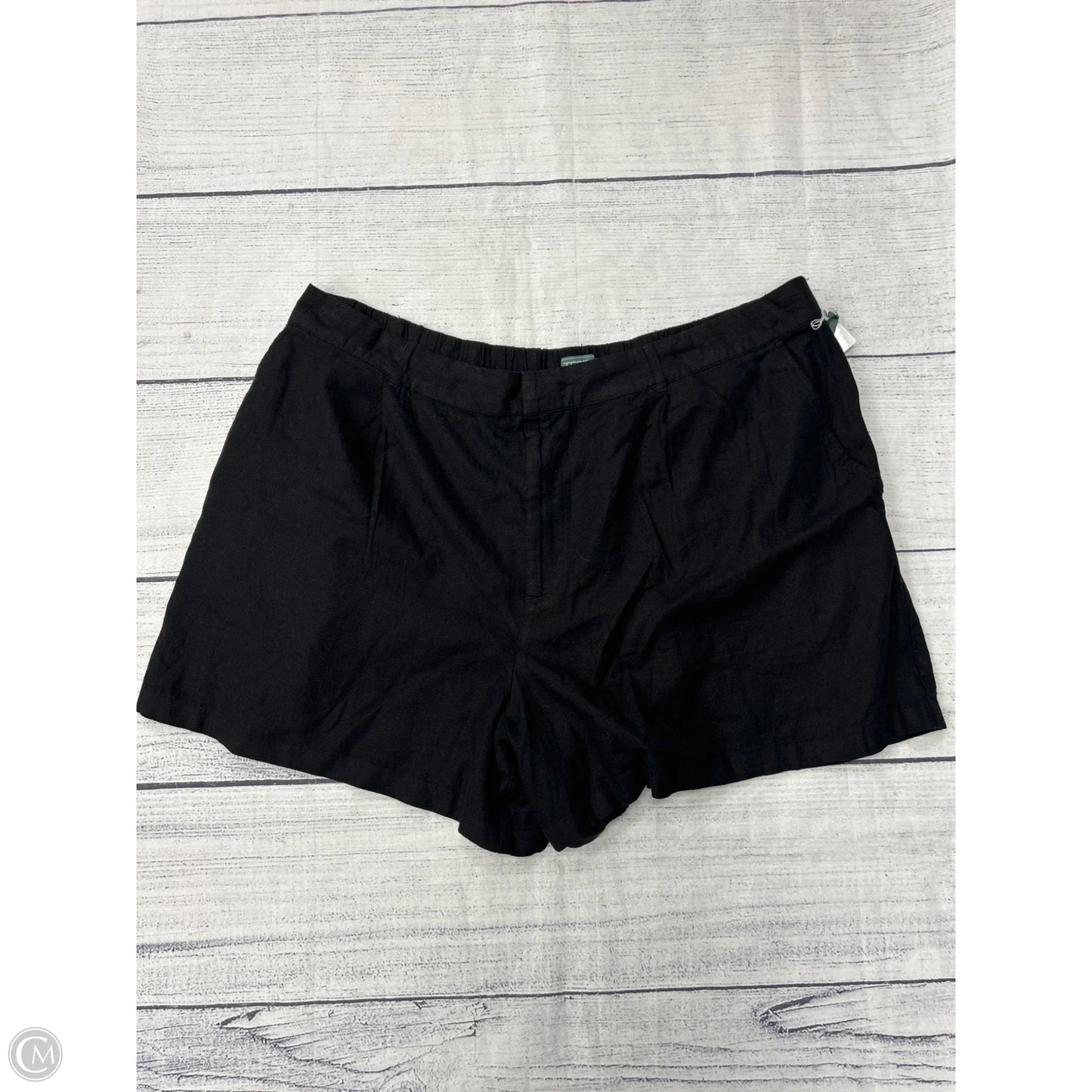 Shorts By Terra & Sky In Black, Size: 2x