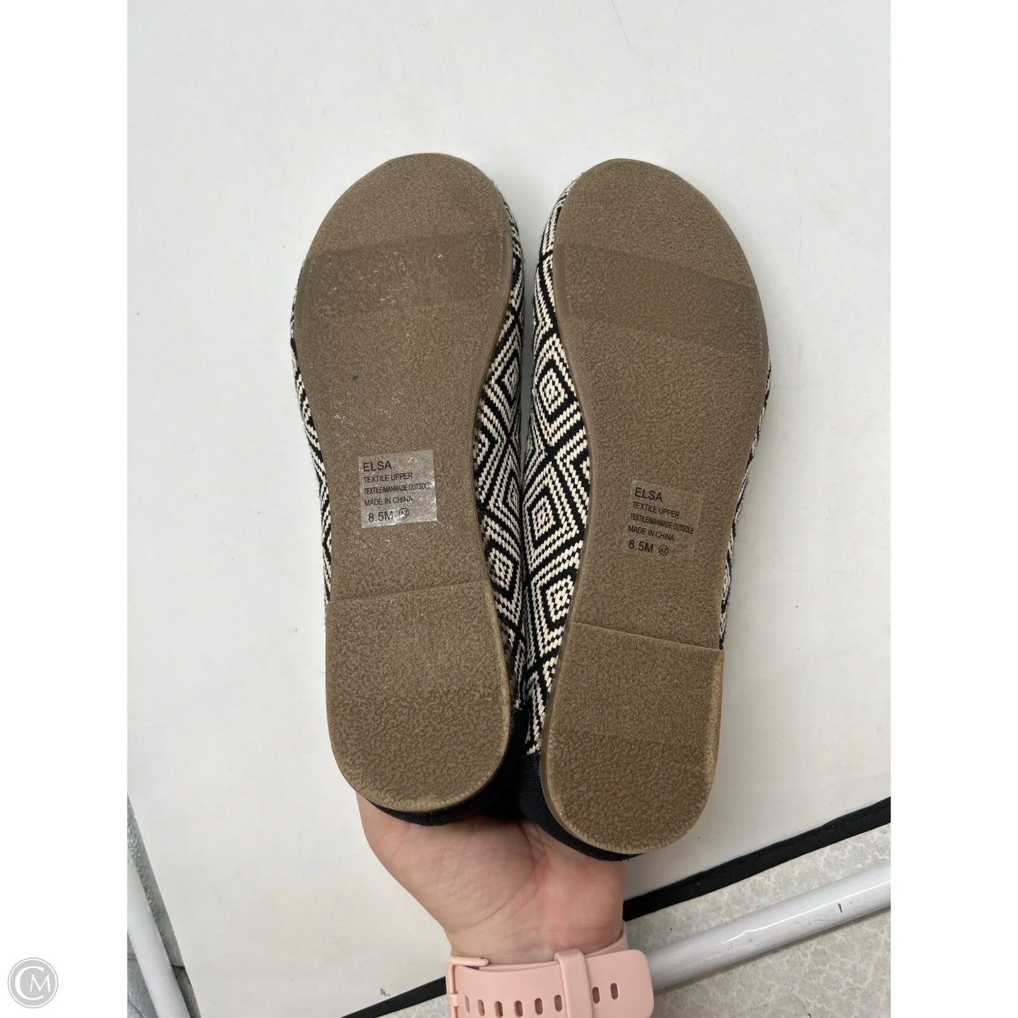 Shoes Flats By Jelly Pop In Black, Size: 8.5