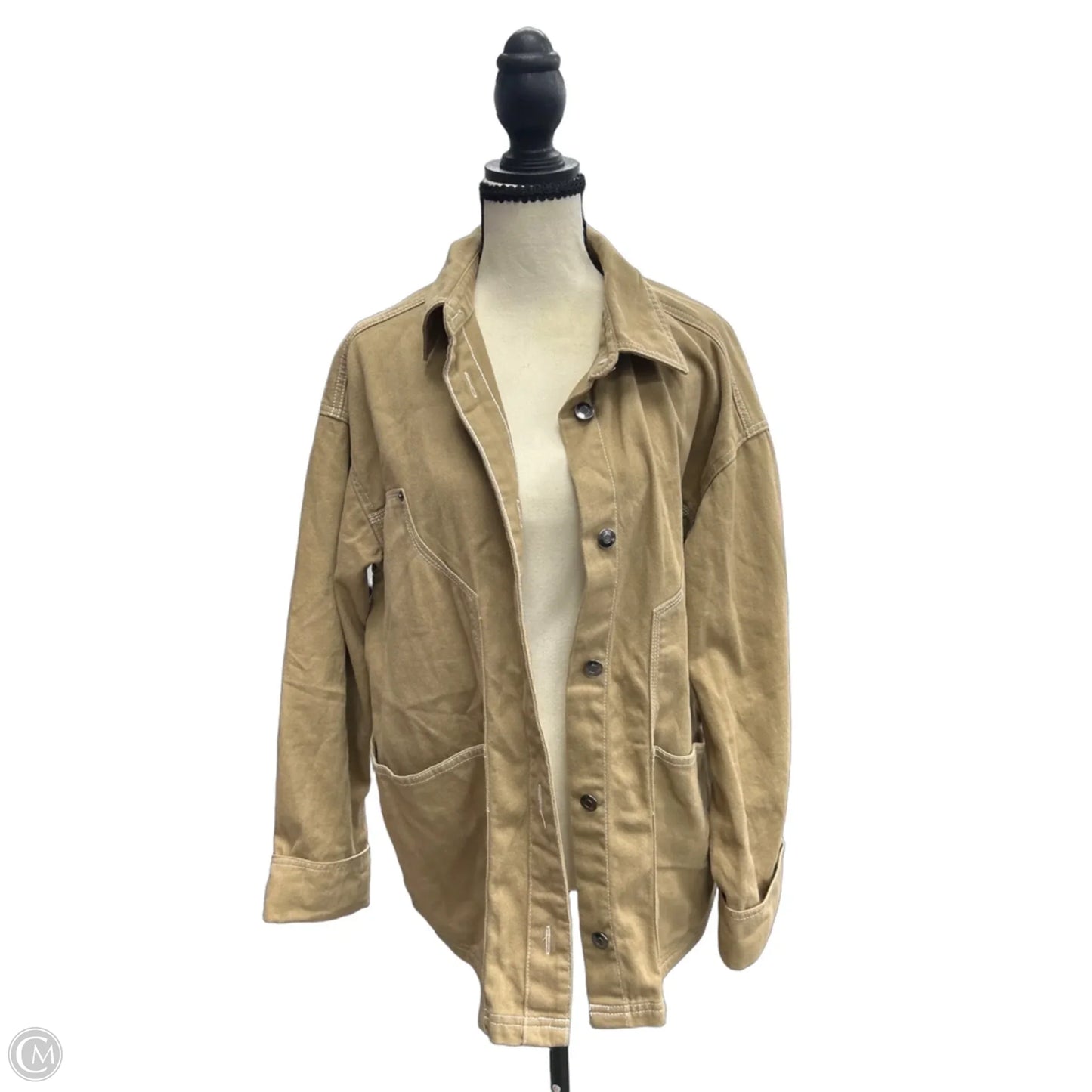 Jacket Denim By Divided In Green, Size: M