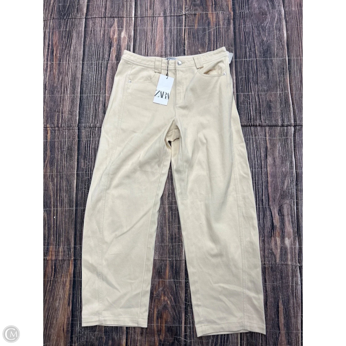 Pants Other By Zara In Cream, Size: 6