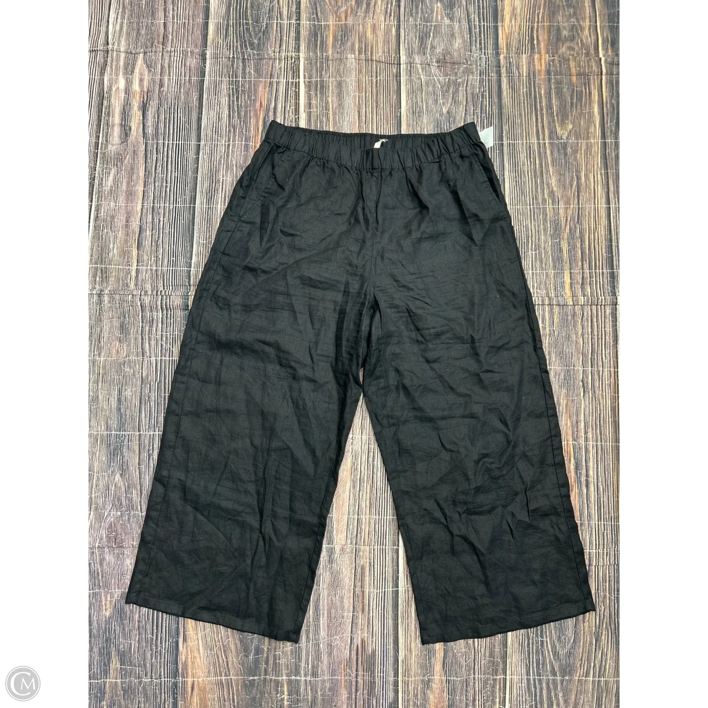 Pants Wide Leg By Eileen Fisher In Black, Size: S