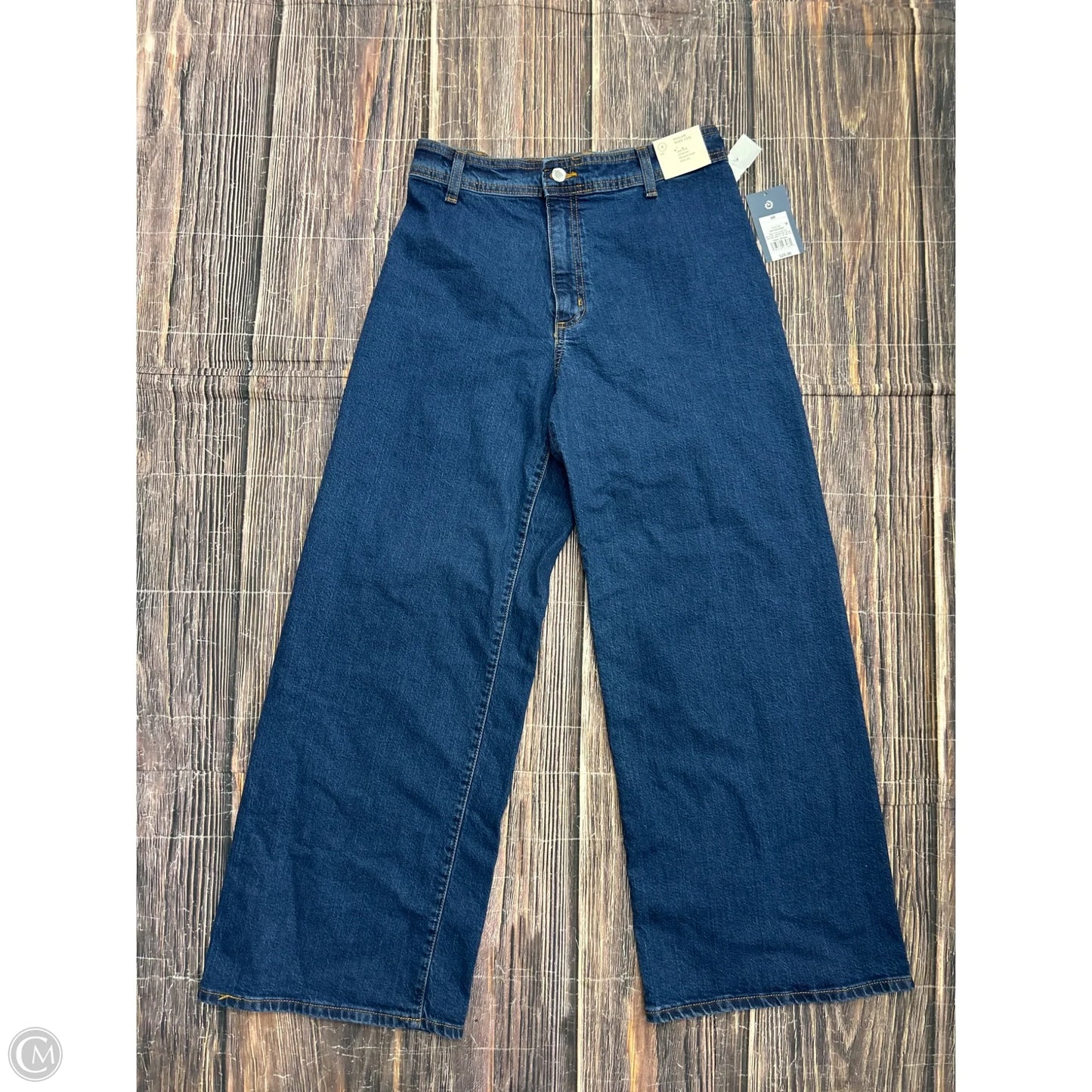 Jeans Wide Leg By Universal Thread In Blue Denim, Size: 8