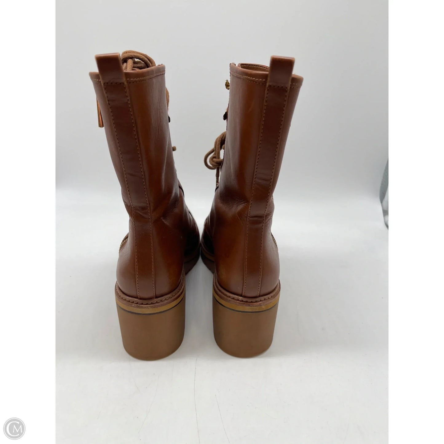 Boots Combat By Michael By Michael Kors In Brown, Size: 8