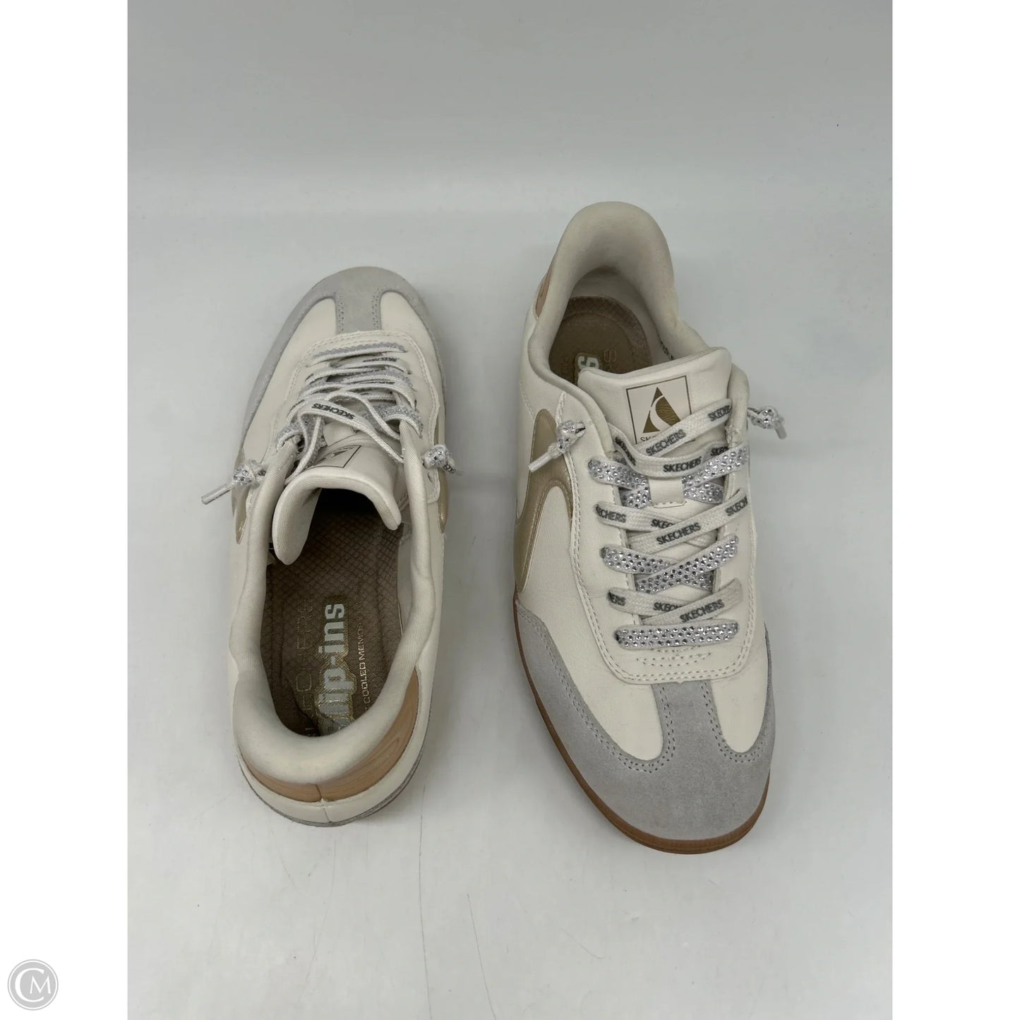 Shoes Sneakers By Skechers In Tan, Size: 8