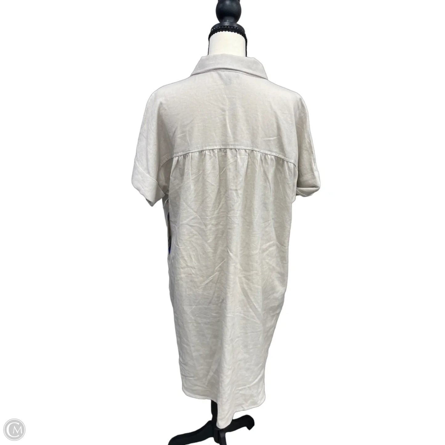 Dress Casual Maxi By Well Worn In Cream, Size: L