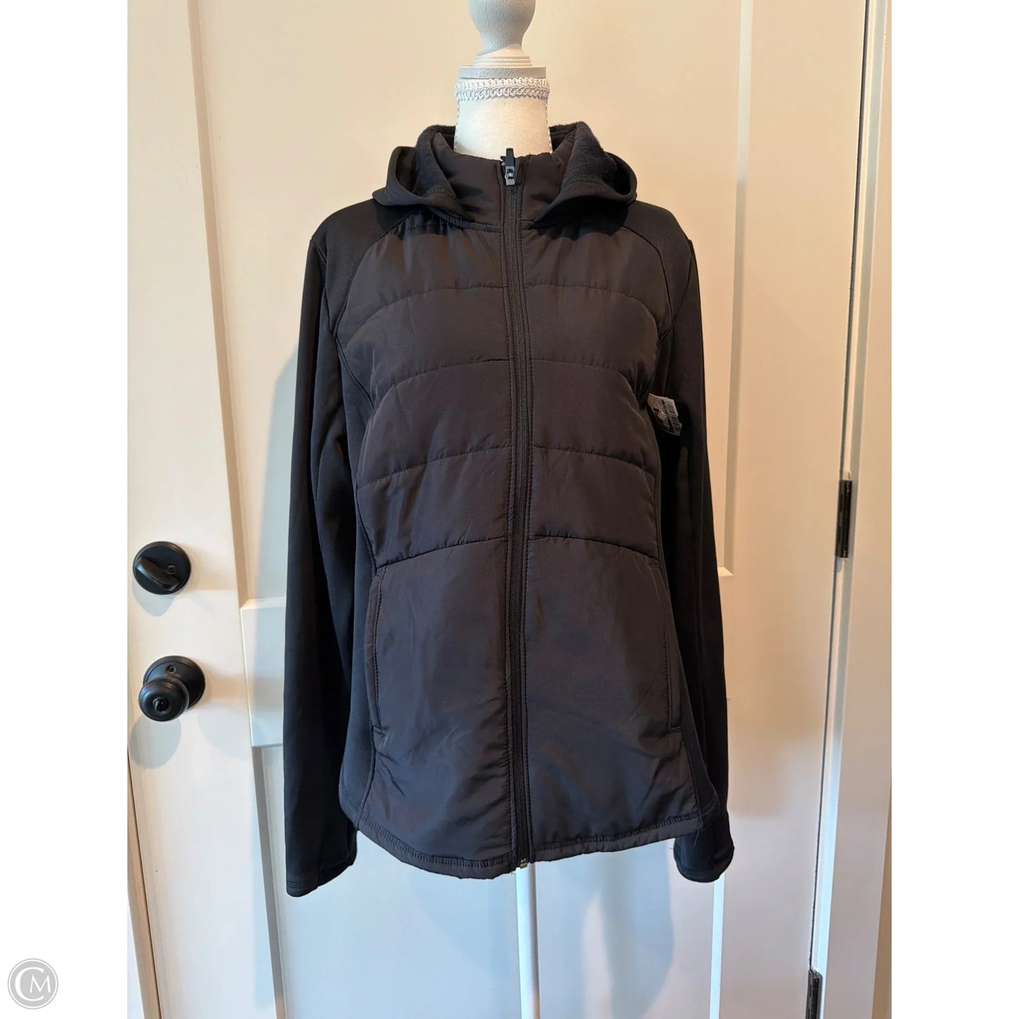 Jacket Puffer & Quilted By Clothes Mentor In Black, Size: Xl