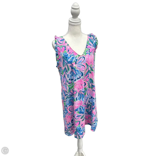 Dress Designer By Lilly Pulitzer In Pink, Size: L