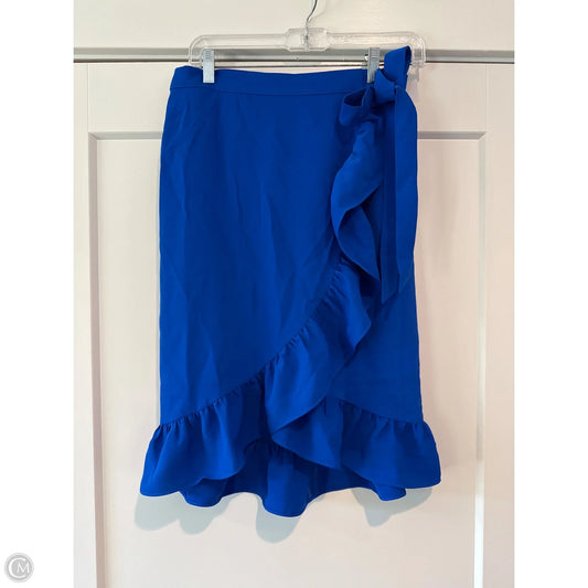 Skirt Midi By Express In Blue, Size: Xs
