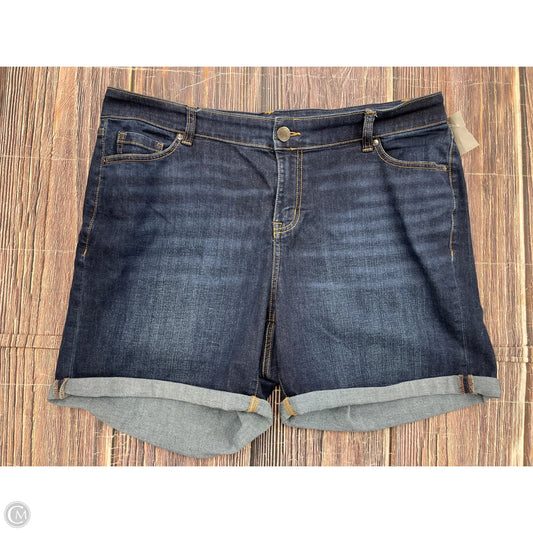 Shorts By Lane Bryant In Blue Denim, Size: 14