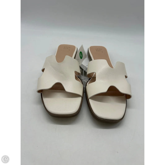 Sandals Flats By A New Day In White, Size: 10