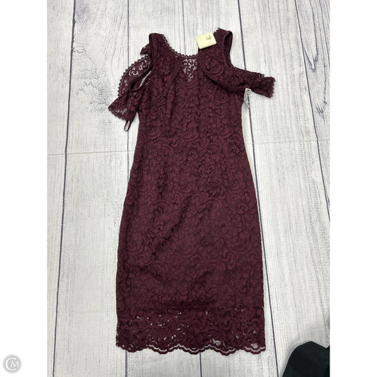Dress Casual Short By White House Black Market In Maroon, Size: Xs