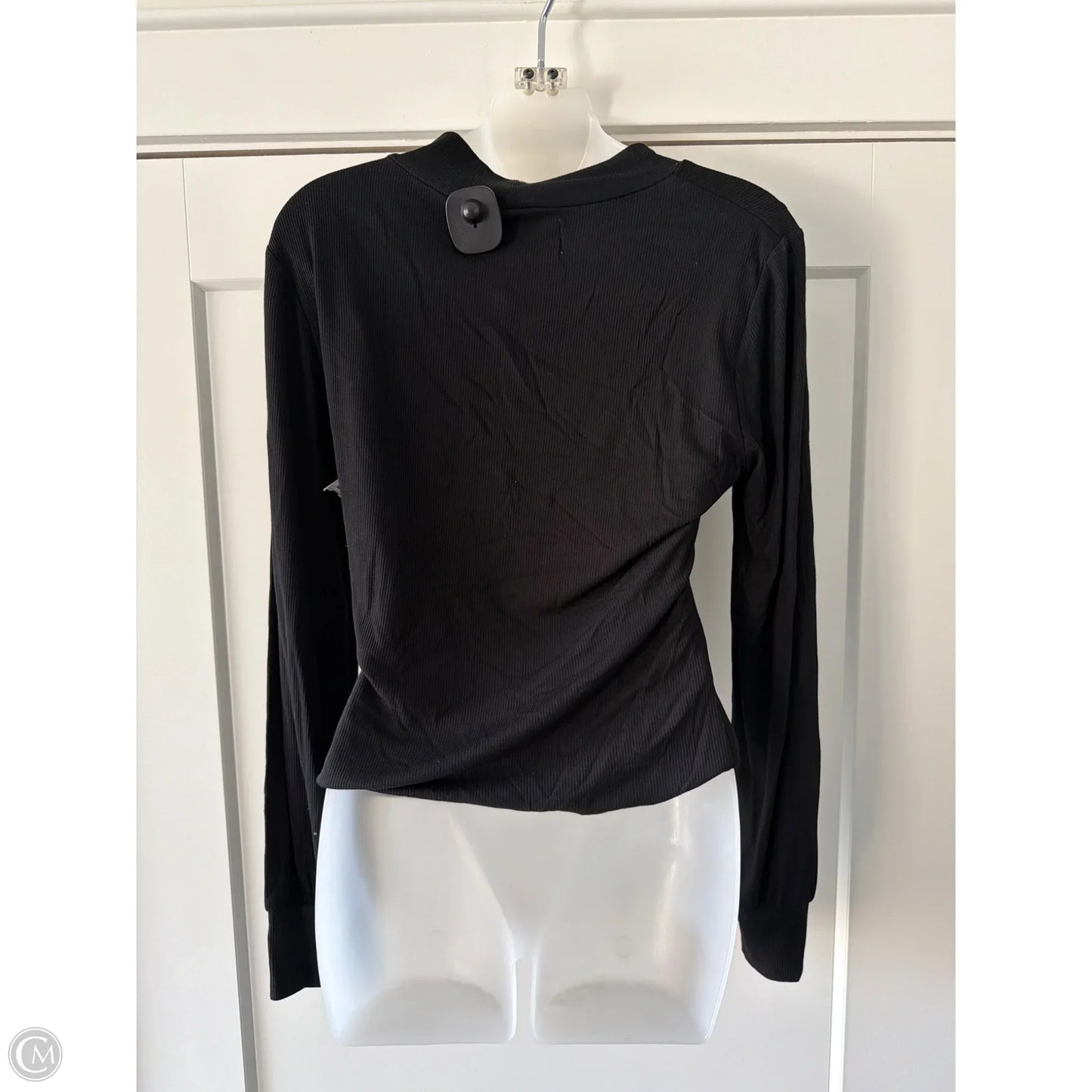 Top Long Sleeve By Vintage Havana In Black, Size: L