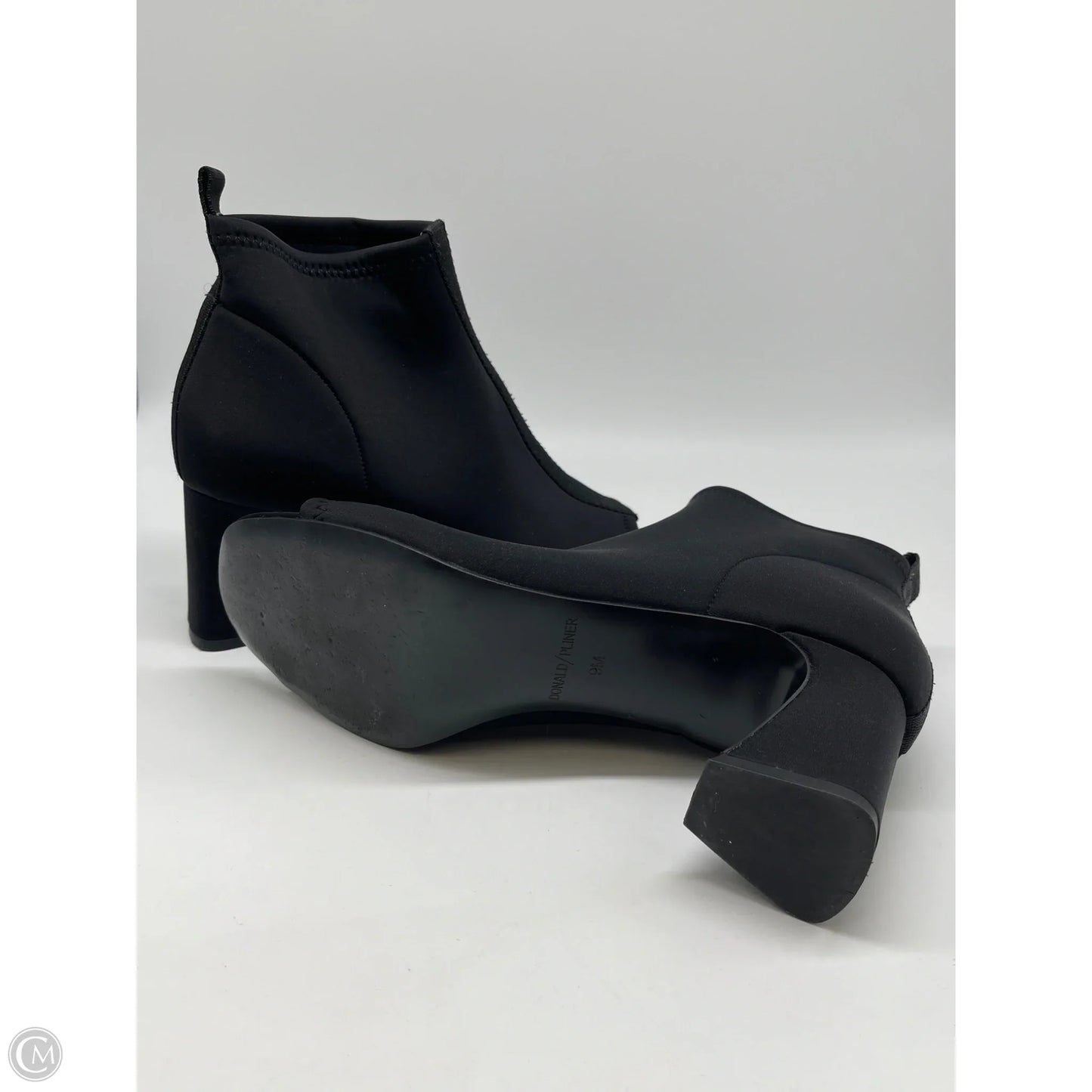 Sandals Heels Block By Donald Pliner In Black, Size: 9