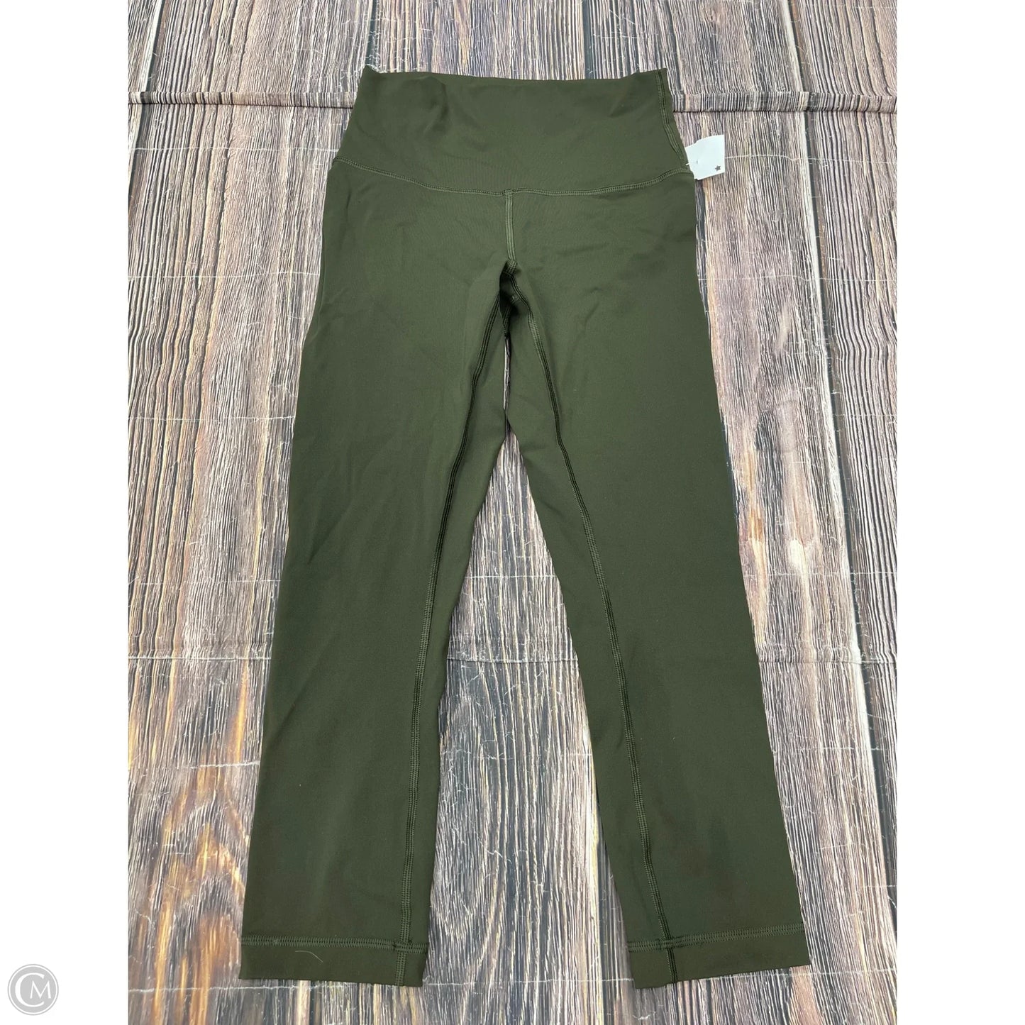 Athletic Leggings By Lululemon In Green, Size: 4