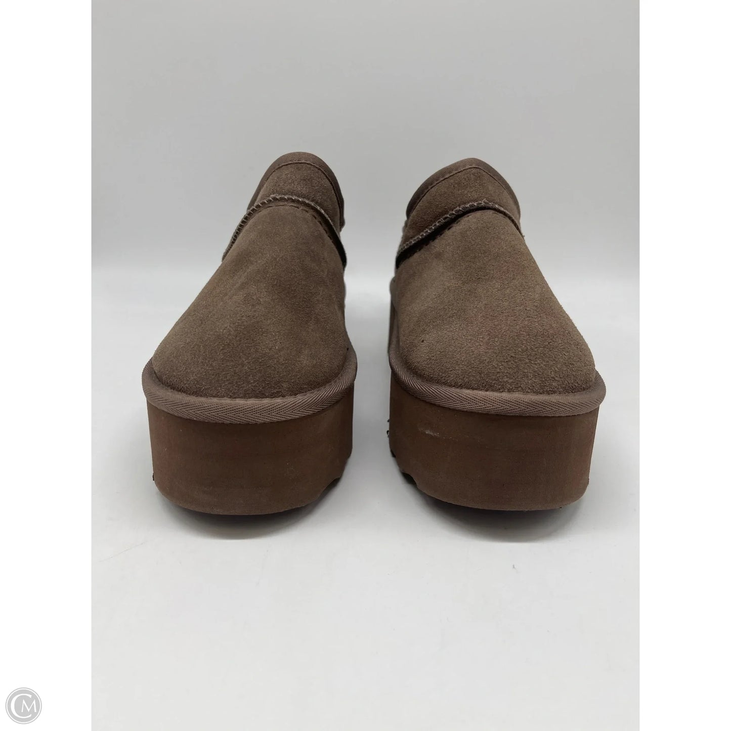 Boots Ankle Flats By Cushionaire In Brown, Size: 8