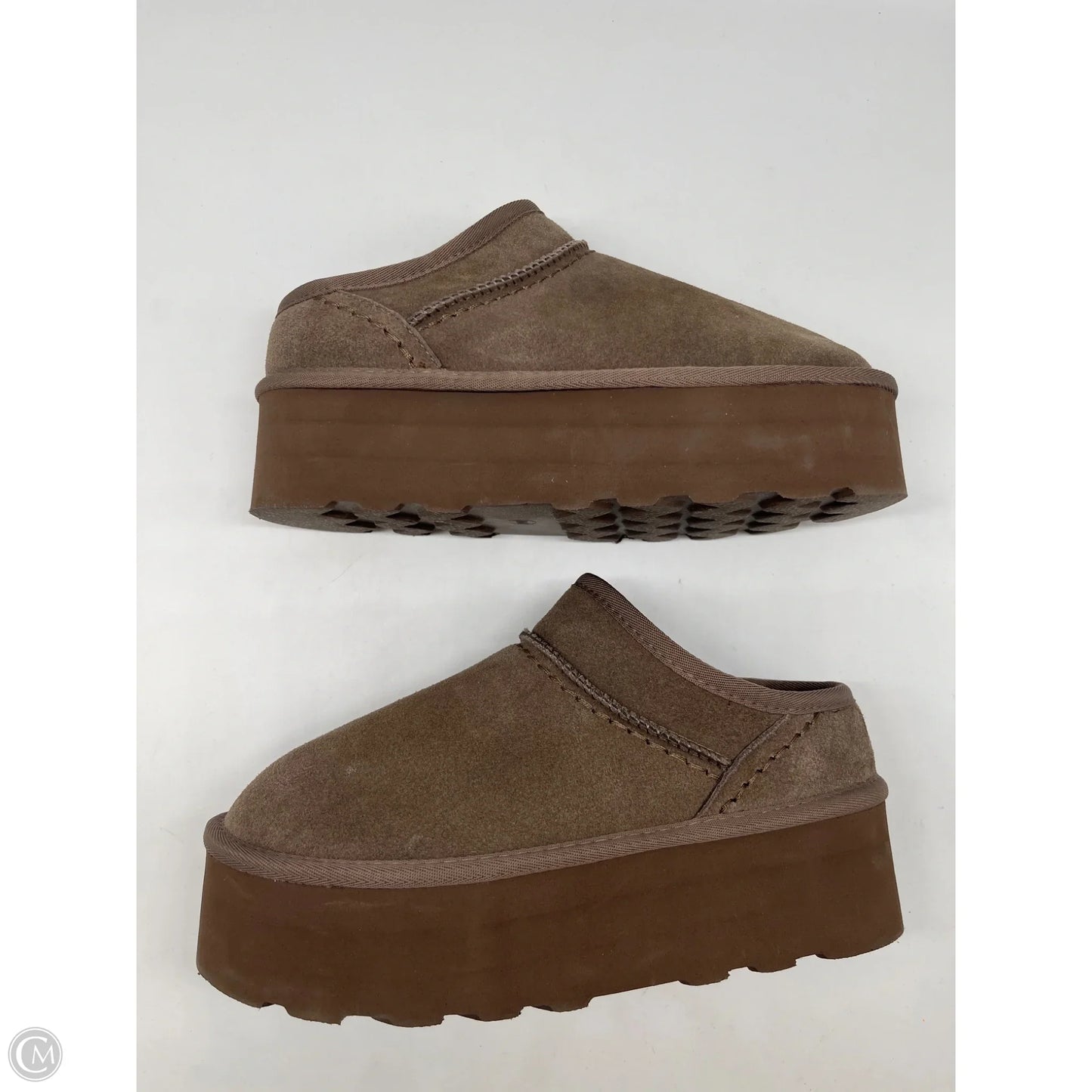 Boots Ankle Flats By Cushionaire In Brown, Size: 8