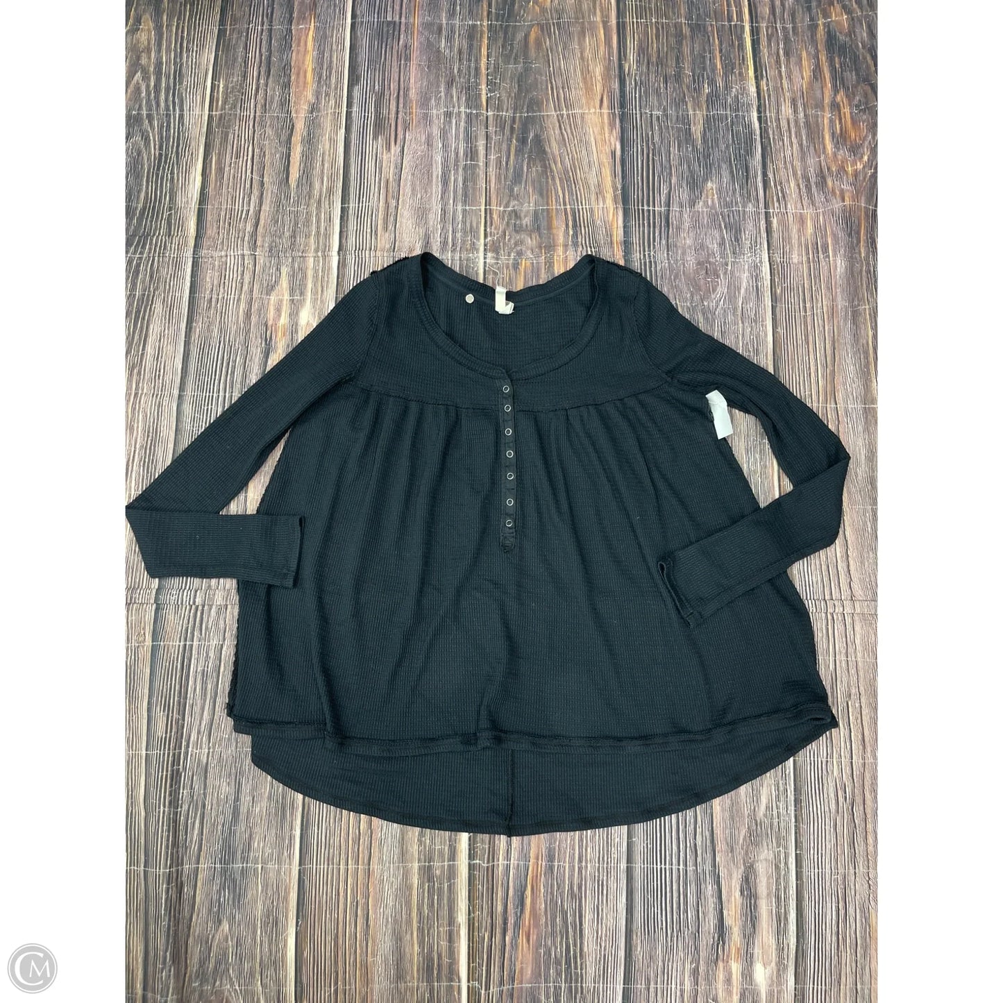Top Long Sleeve By We The Free In Black, Size: M