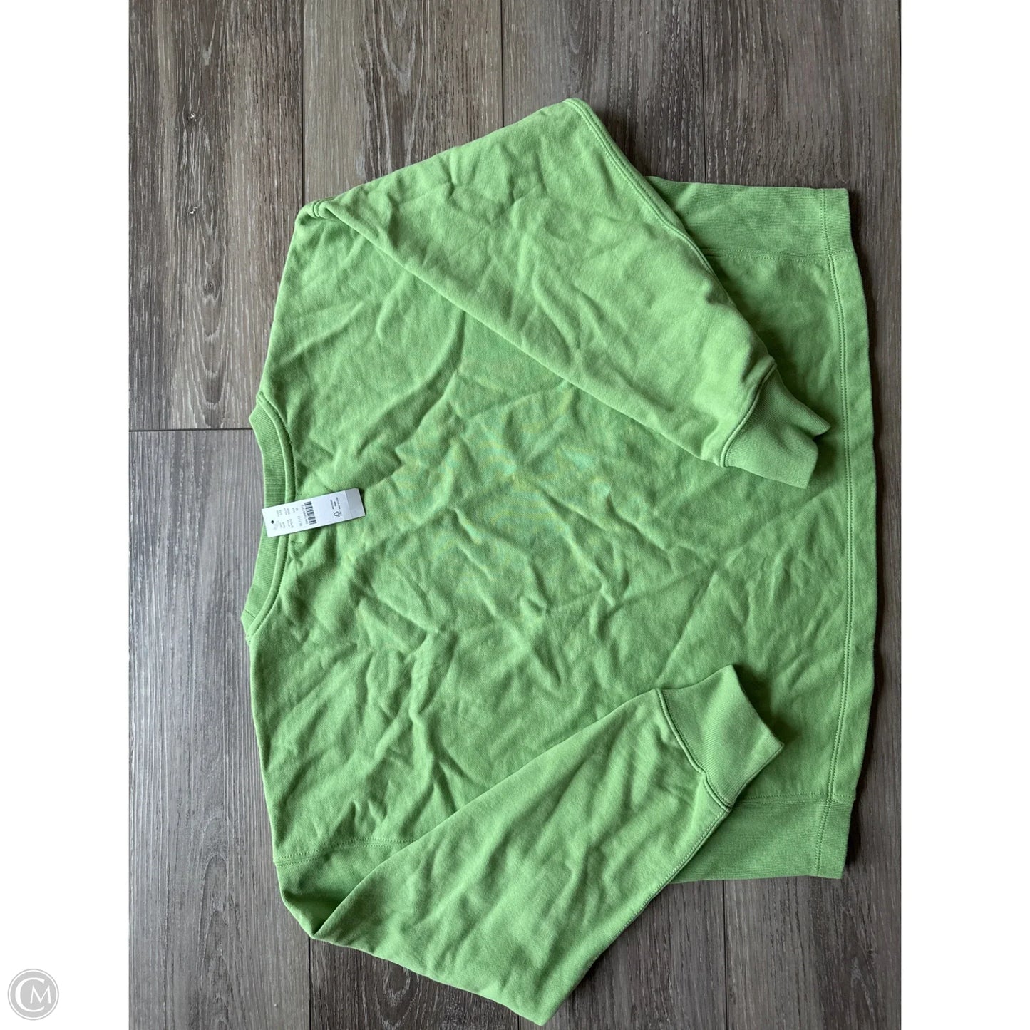 Top Long Sleeve By J. Crew In Green, Size: M